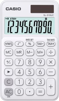 Casio taschenrechner sl-310uc-we 10-stellig weiss - Casio-sl-310uc-we-4549526612886