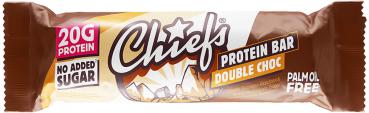 CHIEFS Protein Bar Double Choc 8131 55g, 12 Stk.