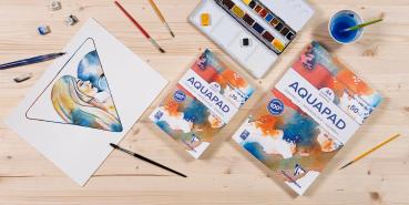 Clairefontaine aquarell zeichenblock a5 975720c naturweiss, mf, 300g 70 blatt - Clairefontaine-975720c-3329689757201-02.jpg