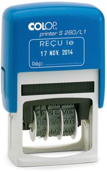 COLOP Datumstempel Recu le F S260L1/F 24x45mm