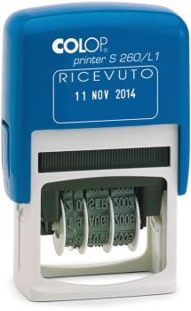 COLOP Datumstempel Ricevuto I S260L1/I 24x45mm