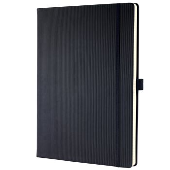 CONCEPTUM Notizbuch 213x295x20mm CO111 5mm, kariert schwarz