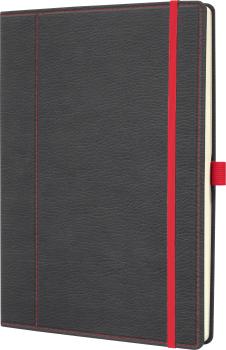 CONCEPTUM Notizbuch A4 CO694 grey-red, dots 194 Seiten