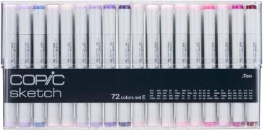 COPIC Marker Sketch 21075159 Set E, 72 Stück