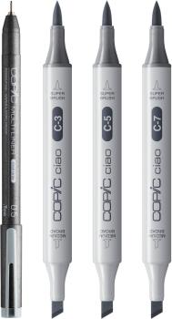 Copic marker ciao shade set 22075422 dark cool gray 4 stück - Copic-22075422-4013695268071-04.jpg