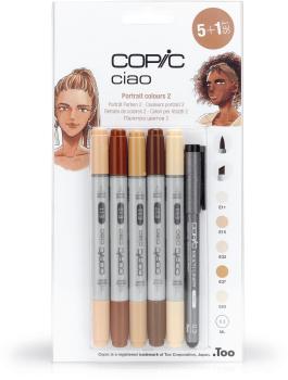Copic marker ciao 22075553 5+1 set portrait colours 2 - Copic-22075553-4013695265315
