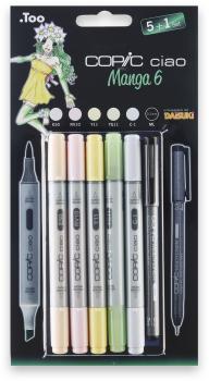 Copic marker ciao 22075563 5+1 set manga 6 - Copic-22075563-4013695261492