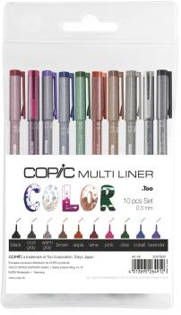 Copic multiliner 0.3mm 22075620 color set, 10 stück - Copic-22075620-4013695264912