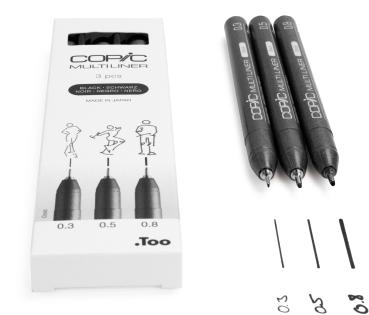 Copic multiliner 22075631 schwarz 3 stück - Copic-22075631-4013695266046-05.jpg