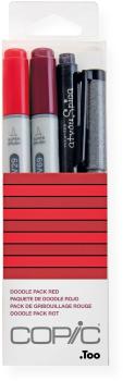 COPIC Marker Ciao 22075641 Doodle pack Red 4 Stück