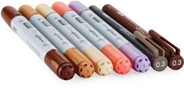 Copic marker ciao 22075671 people doodle kit, 7 stück - Copic-22075671-4511338053928-02.jpg