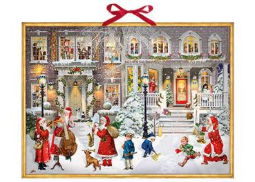 COPPENRATH Adventskalender 52x38cm 94787 A Wonderful Christmas Time