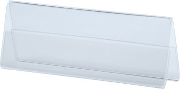 DEFLECTO Tischnamenschilder 48601 transparent A4