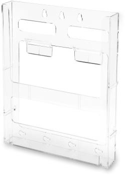 DEFLECTO Prospekthalter Lit-Loc A4 772001 hoch, mit Verrigelung