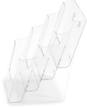 Deflecto prospekthalter docuholder 77701 1/3 a4, hoch, 4 fächer - Deflecto-77701-0079916777016-03.jpg
