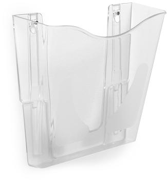 DEFLECTO Wandprospekthalter DocuPocket CP078YTCRY A4, hoch