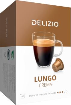 DELIZIO Kaffeekapseln 10168322 Lungo Crema 48 Stk.