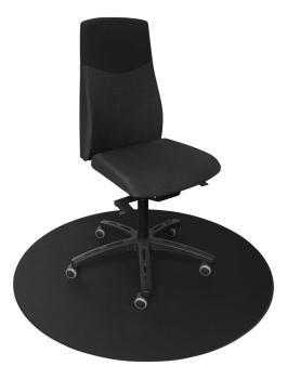Deltaco floorpad, round, black gam-125 1100x1100x3 mm - Deltaco-gam-125-7333048050991-04.jpg