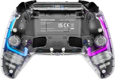 Deltaco wireless controller ps4 gam-139-t transparent - Deltaco-gam-139-t-7333048060839-04.jpg