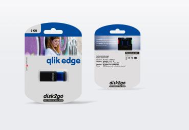 Disk2go usb-stick qlik edge 8gb 30006720 usb 2.0 - Disk2go-30006720-7640111167310-02.jpg