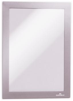 DURABLE Sichtfenster Duraframe 487123 silber, selbstklebend 2 Stk.