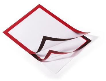 DURABLE Sichtfenster Duraframe 487203 rot, selbstklebend 2 Stk.