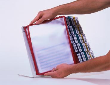 Durable displaysystem vario table 20 569900 farbig, mit 20 sichttafeln a4 - Durable-569900-4005546501031-05.jpg