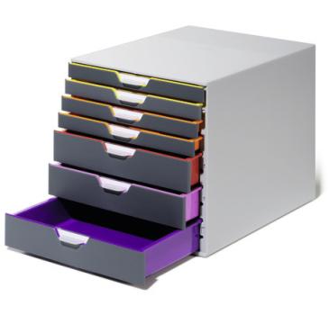 Durable schubladenbox varicolor 7 -c4 760727 farbige griffe, 7 schubladen - Durable-760727-4005546701943-04.jpg