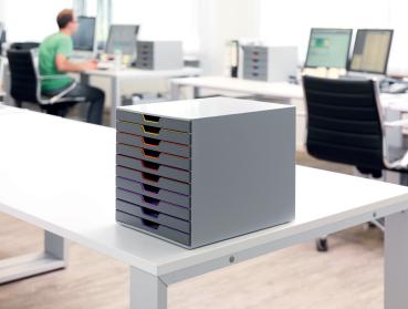 Durable schubladenbox varicolor 10 -c4 761027 farbige griffe, 10 schubladen - Durable-761027-4005546701615-04.jpg
