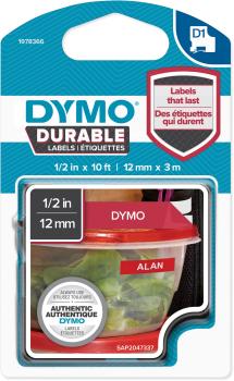 Dymo d1 vinyl band 12mmx3m 1978366 weiss/rot - Dymo-1978366-3501179783666-02.jpg