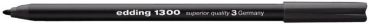 EDDING Fasermaler 1300 color pen 2mm 1300-1 schwarz