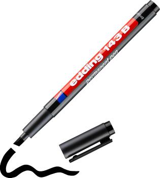 Edding ohp-marker permanent b 143-1 schwarz - Edding-143-1-4004764001163-03.jpg