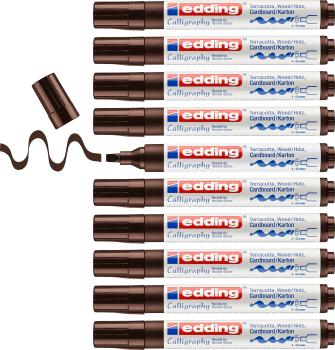 Edding permanent marker 1455 1-5mm 1455-18 dunkelbraun - Edding-1455-18-4004764927166-04.jpg