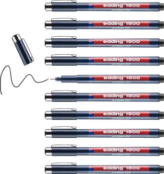 Edding profipen 1800 0.35mm 1800-1-03 schwarz - Edding-1800-1-03-4004764044108-04.jpg