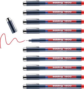 Edding profipen 1800 0.50mm 1800-2-05 rot - Edding-1800-2-05-4004764044368-04.jpg
