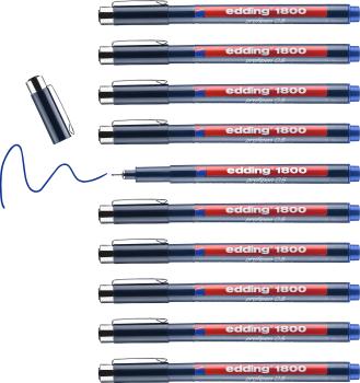 Edding profipen 1800 0.50mm 1800-3-05 blau - Edding-1800-3-05-4004764044375-04.jpg