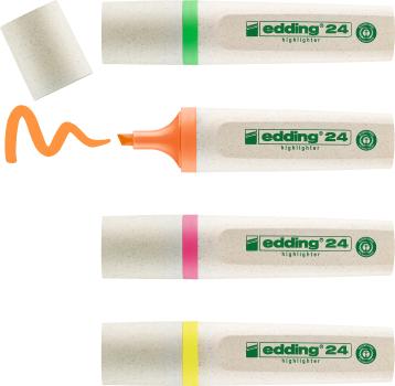 Edding ecoline textmarker 24 2-5mm 24-e4 4-farbig - Edding-24-e4-4004764917723-03.jpg