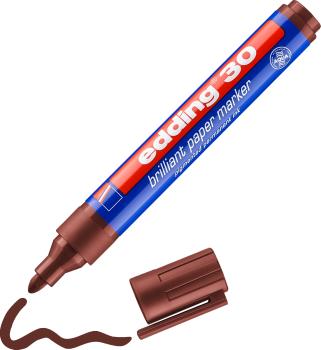 Edding permanent marker 30 1,5-3mm 30-7 braun - Edding-30-7-4004764064519-03.jpg