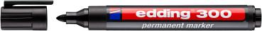 Edding permanent marker 300 1,5-3mm 300-1 schwarz - Edding-300-1-4004764390564-02.jpg