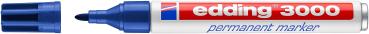 Edding permanent marker 3000 1.5-3mm 3000-3 blau, wasserfest - Edding-3000-3-4004764007981-02.jpg