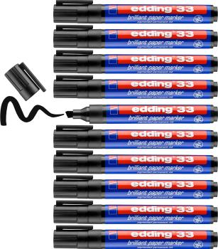 Edding permanent marker 33 33-1 schwarz - Edding-33-1-4004764304851-04.jpg
