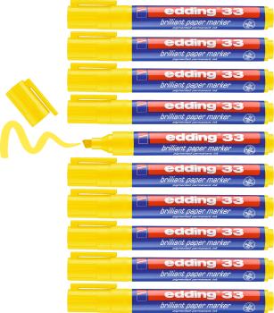 Edding permanent marker 33 1-5mm 33-5 gelb - Edding-33-5-4004764064571-04.jpg