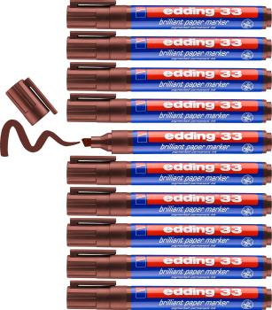 Edding permanent marker 33 1-5mm 33-7 braun - Edding-33-7-4004764064632-04.jpg