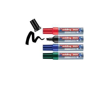 Edding whiteboard marker 365 2-7mm 365-e4 schwarz,rot,blau,grün 4 stk. - Edding-365-e4-4004764105458-02.jpg