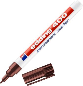 Edding permanent marker 400 1mm 400-7 braun - Edding-400-7-4004764315833-03.jpg