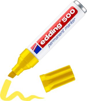 Edding permanent marker 500 2-7mm 500-5 gelb - Edding-500-5-4004764373673-04.jpg