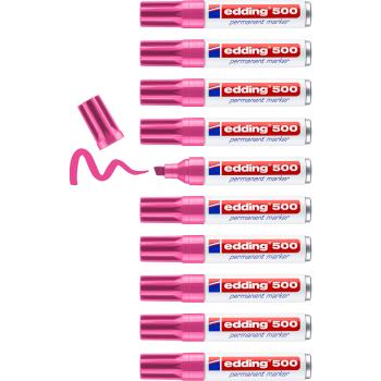 Edding permanent marker 500 2-7mm 500-9 rosa - Edding-500-9-4004764373710-05.jpg