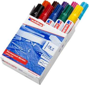 Edding permanent marker 500 2-7mm 500-999 10 farben ass. - Edding-500-999-4004764057740-02.jpg