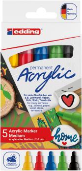 Edding acrylmarker 5100 2-3mm 5100-e5-basi basic, ass. 5 stück - Edding-5100-e5-basi-4057305030931-02.jpg
