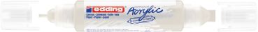 Edding acrylmarker 5400 double liner 5400-922 verk.weiss sdm - Edding-5400-922-4057305028129
